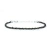 Eloboe essence Bracciale da donna in argento 925 con pietre semipreziose naturali di ossidiana dorata regolabile da 16cm a 19cm.