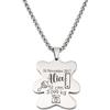 Generic Collana orsetto in acciaio da personalizzare -Collana nascita