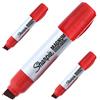 Jarden Sharpie Magnum - Pennarelli permanenti, extra large, punta a scalpello, adatti per la maggior parte delle superfici, colore rosso, confezione da 3 pezzi