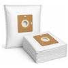 Sillar 20x SG Sacchetti Aspirapolvere Compatibili con Princess EcoQuiet 335010, Sacchetti per Aspirapolvere, Sacchi di Ricambio, Raccordo Ermetico, Apertura 47 mm, Bianco