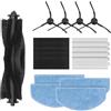 DingGreat Set di accessori per aspirapolvere robot Tikom G8000, G8000 Pro & Honiture G20, G20 Pro, 5 spazzole a rullo ad alte prestazioni, 5 filtri HEPA, 4 spazzole laterali, 4 spazzole tergicristalli