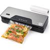 ELMA Macchina Sottovuoto a Batteria, Macchina Sottovuoto Domestica V Top, Macchina per Alimenti con Cutter Incorporato | Senza Fili, Include Rullo Greffato, 38,5 x 14,5 x 8,2 cm, 80W