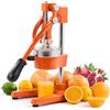 CO-Z Spremiagrumi Manuale Professionale Spremi Melograno Arancio Spremiagrumi a Leva Acciaio per Casa, Ristorante, Bar (arancia)
