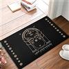 Bioputty Tappeto divertente per esterni con scritta Speak Friend and Enter, zerbino mistico, decorazione per la casa, decorazione per le vacanze, zerbino, regalo di chiusura, divertente, lavabile, grazioso