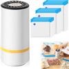 GBKDQQ Macchina sottovuoto con 15 sacchetti sottovuoto, macchina sottovuoto per alimenti, mini macchina sottovuoto per sottovuoto a mano, per alimenti secchi e umidi