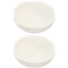 QUARKZMAN 2 Pezzi Ciotola Di Crogiolo In Ceramica 1000g Per Fusione Bianco
