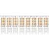 Generic Lampadina LED G9 3W Sostituzione 30W Risparmio energetico Senza sfarfallio Per illuminazione domestica lampadari plafoniere lampade tavolo camera letto cucina soggiorno(Warm White 2700K,8pack)