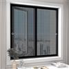 CHENMIAO Zanzariera Magnetica per Porta 64 x 45 cm Anti Insetti, Traspirante, Rete Fine Zanzariera Porta Finestra Tenda con Accessori, Goditi L'Aria Fresca per Finestra, Nero