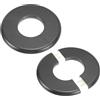 PATIKIL Flangia Divisa a Parete, 44mm Copriforo con Piastra Autoadesiva Rotonda in ABS Copri Tubi Termosifoni Copertura per Decorazione Rubinetto Tubo Acqua Bagno Cucina, 2 Pezzi, Grigio
