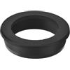 QUARKZMAN Occhielli in Gomma 55mm Foro di Perforazione, Passacavi Guarnizione 44mm ID Gommini Passacavo Scrivania Nero Siliconica per Tappo Organizzare Filo Cablaggio Casa Auto