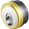 nextradeitalia 1 PZ DEFENDER MAGNETICO MRM500 DISEC INOX OTTONE LUCIDO F.SAG I.MM 38 D.MM 50 H.MM 25