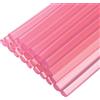 QUARKZMAN 30Pz Stick Colla a Caldo Mini per Pistola per Colla, 4 x 0.28 Colla a Caldo Bastoncini Piccoli Ricariche per Lavori Artistici Fai Da Te, Rosa Chiaro
