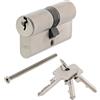 ToniTec Set composto da un cilindro di chiusura Abus A93 + ToniTec serratura spray curativo doppio cilindro 30/75 mm
