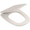 Ercos Sedile per Vaso Wc Square, Coprisedile Water Compatibile Pozzi Ginori Serie Square, MDF/Poliestere, 354 x 440 mm, Bianco Lucido