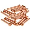 MroMax - Rivetti di fissaggio a testa tonda, in rame, 50 pezzi, 9 x 5 x 3 mm, MRO190906N-0202, 5 * 35, 20PCS