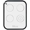 Générique NICE ON3EBD - Telecomando per cancelli e porte da garage, 433,92 MHz, con codice girevole bidirezionale, colore: bianco e nero