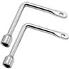 FinalCool 2 Pezzi Chiave Triangolare Universale 7mm, L-Formata, Strumento In Lega di Zinco, Per Armadio Elettrico, Porta Ascensore,Camino, Gabinetto Contatore Gas, Interruttore Chiave Armadio di Controllo