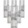 FAREN STAIN COVER, Copri Macchia Spray Pittura Acrilica Bianco, Copertura Elevata, Facile Applicazione, Multiuso, 400ml (6, Bianco)