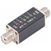 Marhynchus Misuratore SWR Misuratore di Potenza Portatile a Onde Corte Stazionarie per Testare la Potenza SWR, Fino a 200 W di Potenza Tipo C Analizzatore di Rete Professionale in Lega di