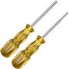 Lusflar Gamebit - Set di cacciaviti di sicurezza, 4,5 mm e 3,8 mm, cacciavite di sicurezza magnetico per la riparazione di SNES, NES, N64, GameBoy, console e moduli di gioco (giallo)