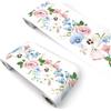 VisitRyl Bordi per Carta da Parati Adesivi Fiore campanaria bianco blu YX208 12cm X 500cm Design Decorativo