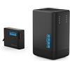 GoPro Caricabatterie doppio GoPro + batteria Enduro 2 (serie MISSION 1 + HERO13 Black) - Accessorio ufficiale GoPro