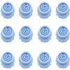 Elitzia Set di ricambi per la cura del viso, per dermoabrasione, in silicone, medi, 12 pezzi, per Elitzia ET89 ETLB246 o ETLB248 Beauty Machine
