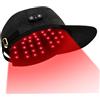Laselocks Cappello Infrarossi Ricrescita Capelli, 660nm & 850nm Portabile Ricaricabile Casco LED Crescita Capelli per Donne e Uomini con 108 Perle Luminose 3 IN 1, 4 Modalità & 3 Luminosità