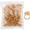Opilroyn Anelli per Colla - Supporti per Colla per Extension Ciglia, 100 pezzi Tazze Monouso Regolabili | Anelli per Ciglia per Kit Professionali di Extension, Adatti per Inchiostro, Prodotti per Labbra e Appl