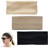 Vmoomax Fascia per capelli da donna estiva, 3 pezzi, in cotone, morbida, comoda, sportiva, antiscivolo, fascia elastica per capelli, per yoga, corsa, uso quotidiano