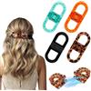 Lerkely Set di 4 mollette magnetiche per capelli, clip magnetiche per acconciatura, antiscivolo, per donne, design 2 in 1, senza cuciture, clip magnetiche, accessorio per acconciature da donna