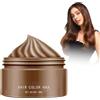 Grgowe Temporanea Cera Colorata Per Capelli, Gel Grigio Lavabile, Colore Temporaneo, Naturale, Per Tutti i Colori di Capelli, Per Feste e Occasioni Speciali (Marrone)