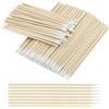 JRSHIRLEYLTD 1000 tamponi di cotone Microblading, tamponi di cotone con punta temperamatite, tamponi di cotone con punta di precisione con bastoncini di legno, applicatore per tatuaggi, estensione ciglia (10 cm)