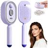 XILEPINGAN 3-in-1 Hair Brush, Spazzola a Capelli 2026, Previene efficacemente l'elettricità statica e l'effetto crespo，Viola