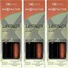 Max Factor 3 x Max Factor Lipfinity Lipstick Two Step New In Box - 140 Charming