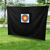 Minglez ‎‎Telo Parafrecce per Tiro Rete di Sicurezza Nera per Tiro con L'arco 150x150 150x220 150x300 cm