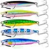 Generic XILILHC 5 Pezzi/Lotto Maschere in Metallo Esche Esche da Pesca Lanciate