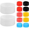 GLEAVI 12 Pezzi Anelli in Silicone Antiscivolo per Impugnatura Racchetta Tennis e Racquetball, Assorbe Sudore e Migliora Comfort per Allenamento Indoor e Competizione