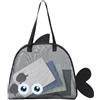 Generic Borsa da spiaggia - Borsa da piscina - Tote leggera multifunzionale per vacanze picnic scuola attività all'aperto , nero, Se référer à la description, riferimento alla descrizione