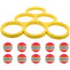 Abaodam Gioco da Piscina in Eva per Adulti e Famiglia, Anello Galleggiante Leggero per Giochi da Esterno Estivi, Facile da Pulire e Sicuro per Divertimento in Piscina e Spiaggia