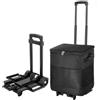 Tkzzyms Borsa frigo portatile da 35 litri: borsa trolley isolata, impermeabile