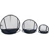 SheerFaring Rete da Golf Allenamento Rete Pratica Golf Struttura Collassabile Fibra Vetro Tessuto Nylon Adatta Praticare Golfisti Esterni Interni, Nero