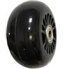 Allthingstore Monopattino a tre ruote costruito per adattarsi al girello con telaio pieghevole e ruote di rotazione silenziosa in PU da 100 x 48 mm (H)