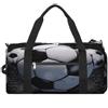 ADFGYERH Borsa da palestra leggera per palloni da calcio, borsone da viaggio con scomparto per scarpe, borsa da palestra da donna per pernottamento, fine settimana, yoga, palestra, viaggi d'affari, sport e