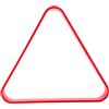 Mealoodiousmusea Heavy Duty tavolo da biliardo triangolo in plastica 8 palle rack accessorio rosso