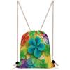 KHAUERBC Rainbow Circle Shamrock Borsa con coulisse resistente agli spruzzi, borsa da palestra con cinghie regolabili, zaino per sport, palestra, viaggi, nuoto