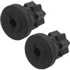 TOYANDONA Adattatore Base di Montaggio per Kayak 2 Pezzi in Plastica Nero Supporto per Fotocamera Azione e Percanoe Compatibile Rilascio Rapido