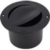 LICAEVEY Bocchetta di Ventilazione per Barca Livewell Flusso d'Aria Migliorato Bocchetta di Uscita Aria Rotonda per Barca Marina per Pontone Kayak, PREVENIRE Schizzi, Facile da Usare (Black)