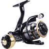 Generico Mulinello da Pesca Surfcasting Baitcasting Metallo Mini con Filo Spincast