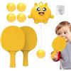 Frfik Set Trainer Pong Appendibile Portatile Pong da Porta Appendibile | Set Portatile Racchette Pong Palline da Allenamento Appese, Interattivo Genitore-Bambino con Sparring da Porta p